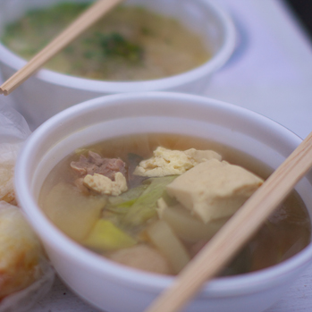 「豊前海一粒かき」のかき焼き祭り